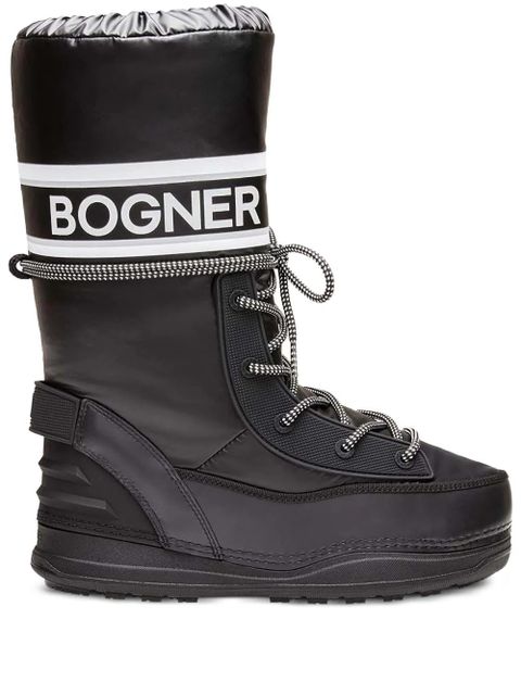 BOGNER logo lace-up snow boots - Black - zdjęcie produktu nr 1