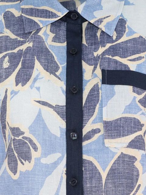 Simkhai floral-print shirt - Blue - zdjęcie produktu nr 2