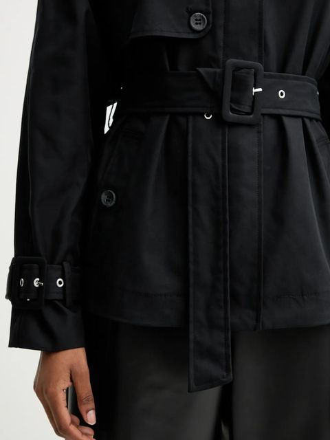 Guess kurtka RAPHAELLE damski kolor czarny przejściowa W5YL01 WHDF1