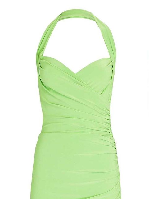 NORMA KAMALI - Zielona sukienka Cayla - zdjęcie produktu nr 2