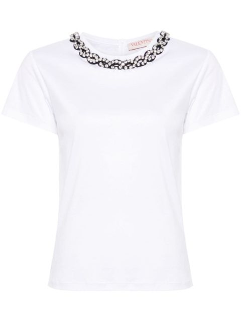 Valentino Garavani embroidered T-shirt - White - zdjęcie produktu nr 1