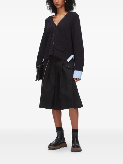 3.1 Phillip Lim long-sleeve cable-knit cardigan - Black