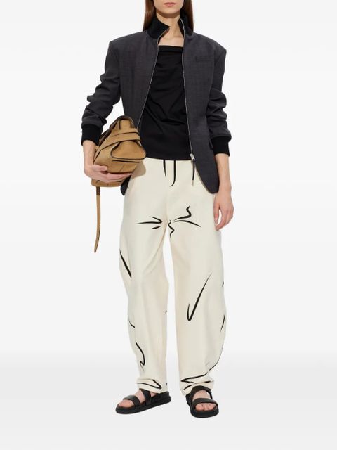 Moschino print trousers - Neutrals - zdjęcie produktu nr 2