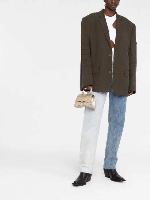 Balenciaga XS Hourglass top-handle bag - Gold