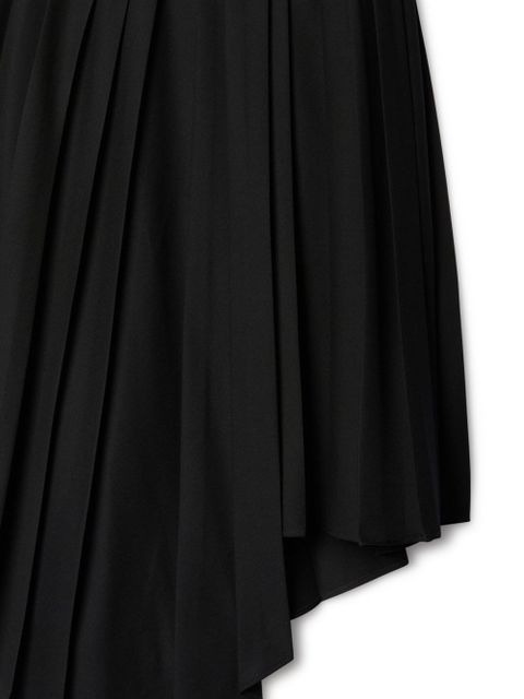 Off-White Tech Drill pleated asymmetric skirt - Black