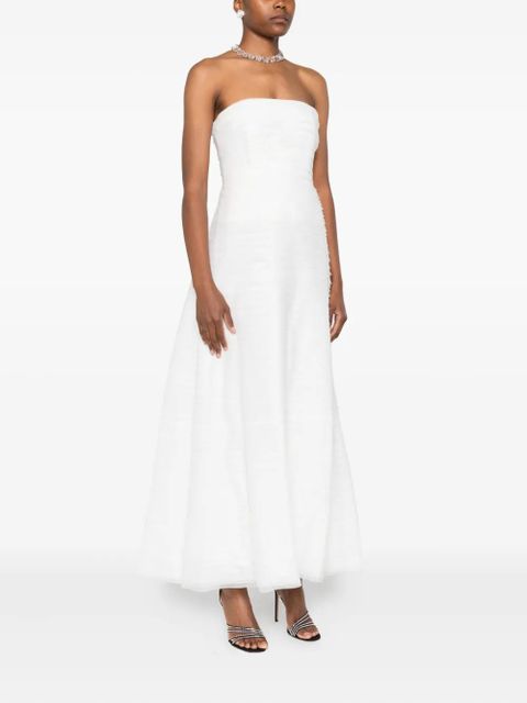 Aje Soundscape maxi dress - White