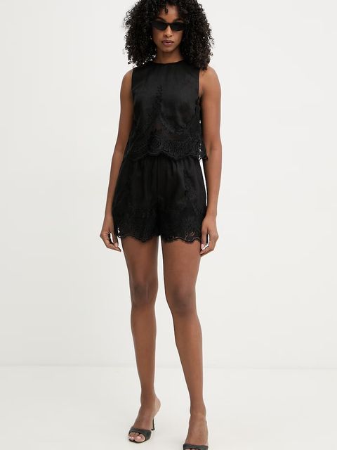 Twinset szorty damskie lniane - zdjęcie produktu nr 1