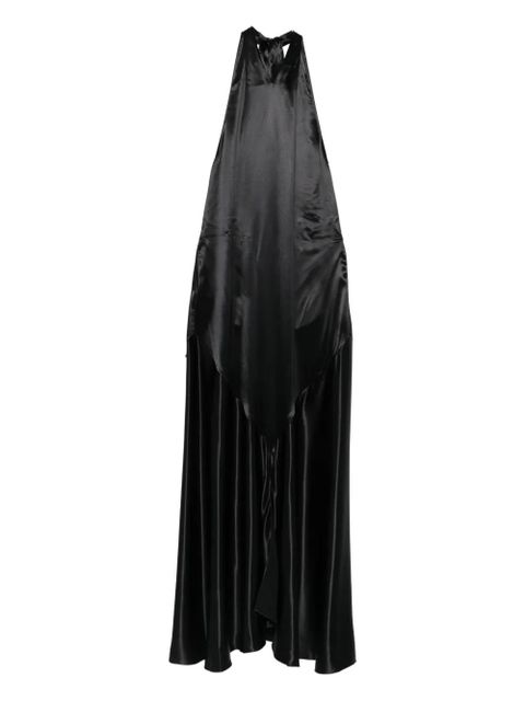 Marni halterneck satin dress - Black - zdjęcie produktu nr 1