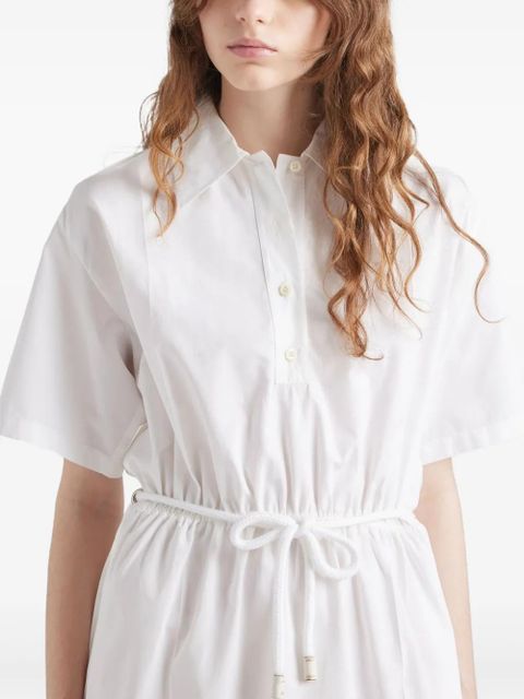 Prada drawstring dress - White