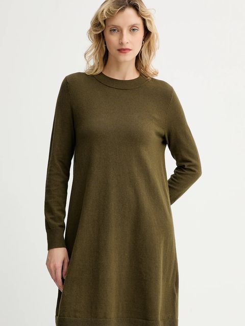 Marc O'Polo sukienka kolor zielony mini prosta 5000007314 - zdjęcie produktu nr 1