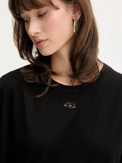 Diesel sukienka D-EIVOR kolor czarny mini oversize A19232.0NIAX