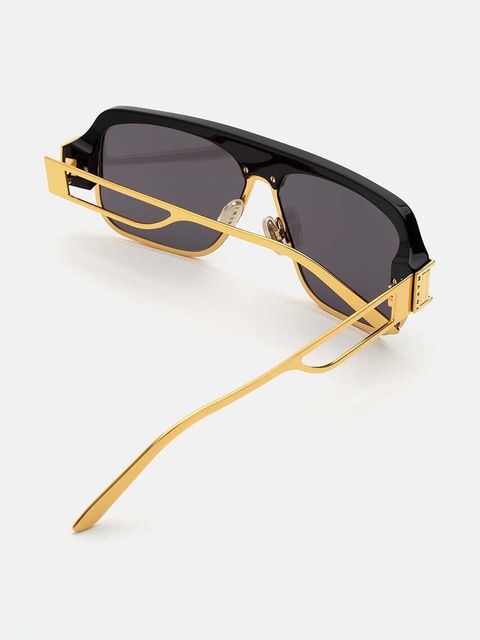 Marni okulary przeciwsłoneczne Burullus kolor czarny EYMRN00057 001 FMZ