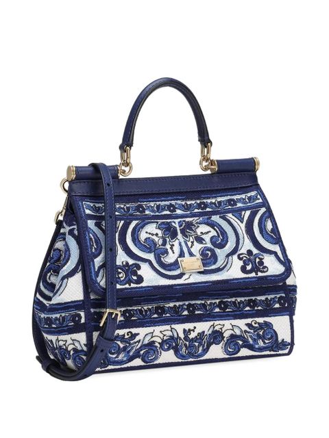 Dolce & Gabbana Medium Sicily tote bag - Blue