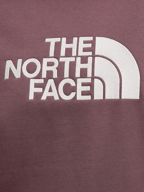 The North Face bluza Drew Peak damska kolor bordowy gładka NF0A89EFFAI1