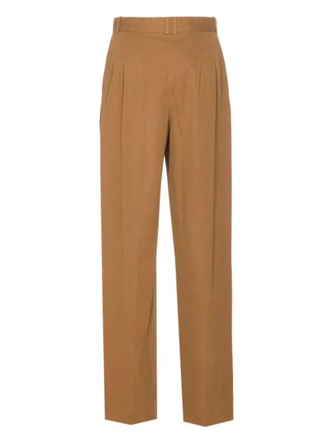 The Row Igor button pleated trousers - Brown