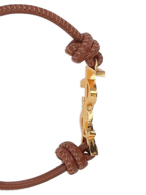 Saint Laurent Cassandre logo bracelet - Gold