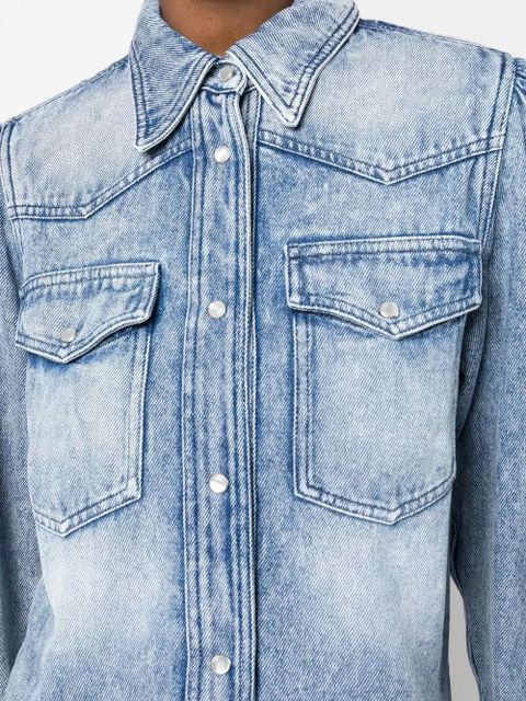 MARANT ÉTOILE cotton-lyocell denim jacket - Blue