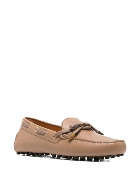 Tod's knot-upper leather loafers - Brown - zdjęcie produktu nr 2