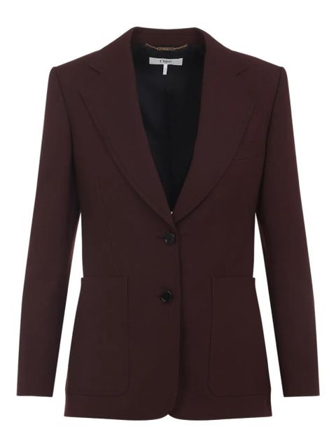 Chloé pocket button blazer - Purple - zdjęcie produktu nr 1