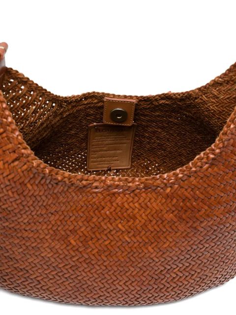 DRAGON DIFFUSION woven shoulder bag - Brown