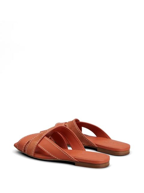 Tod's crossed-strap sandals - Orange