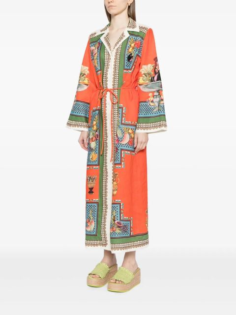 ALEMAIS Rocco shirt-dress - Orange