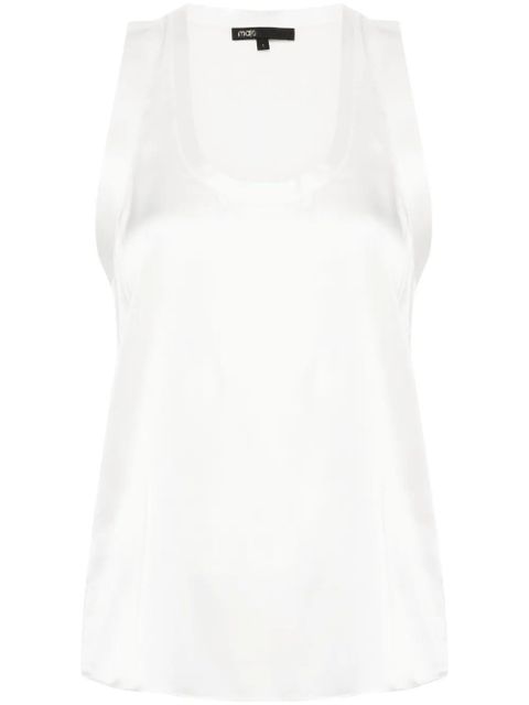 Maje silk tank top - White - zdjęcie produktu nr 1