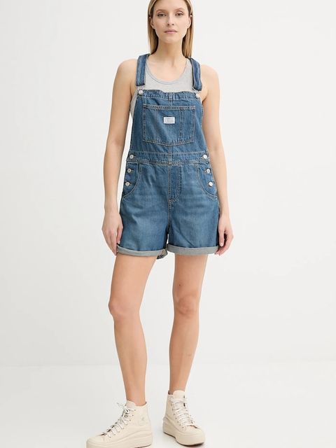 Levi's ogrodniczki jeansowe VINTAGE SHORTALL damskie 52333