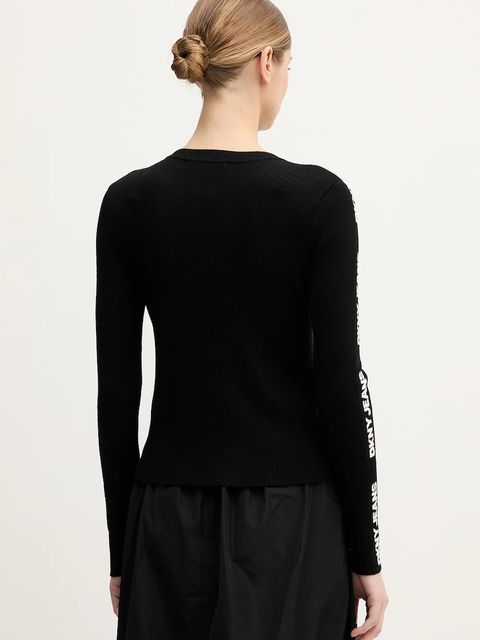 Dkny sweter damski kolor czarny lekki DJ6R0104 - zdjęcie produktu nr 2