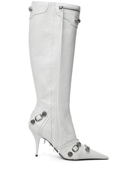 Balenciaga Cagole point-toe boots - White