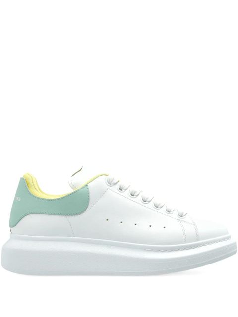 Alexander McQueen Oversized leather platform sneakers - White - zdjęcie produktu nr 1