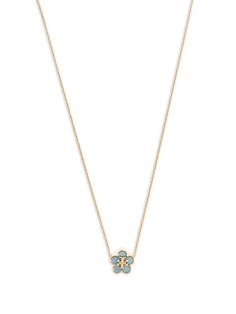Tory Burch floral-embellished necklace - Gold