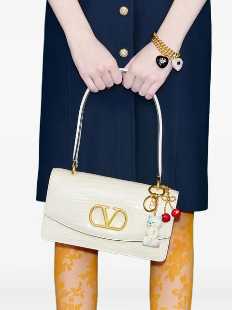 Valentino Garavani Le Chat de la Maison keyring - Brown