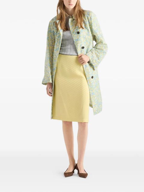 Prada polka-dot satin skirt - Yellow - zdjęcie produktu nr 2