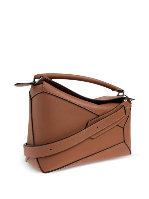 LOEWE small Puzzle Edge tote bag - Brown