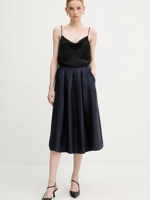 La Petite Française spódnica z domieszką lnu JOSEPHINE - zdjęcie produktu nr 1