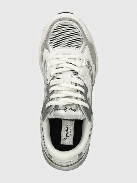 Pepe Jeans sneakersy PLS60028 kolor biały DAVE SHINE W