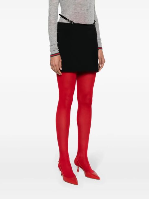 Givenchy belted wrap miniskirt - Black - zdjęcie produktu nr 2