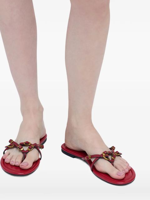 Marc Jacobs The Kiki leather sandals - Red