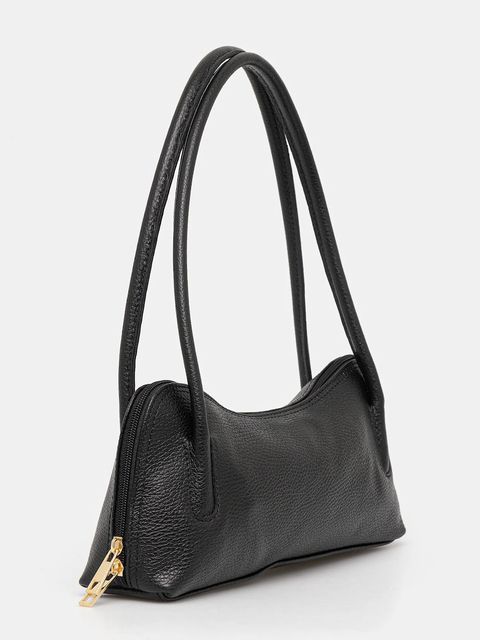 Answear.LAB torebka skórzana kolor czarny - zdjęcie produktu nr 2