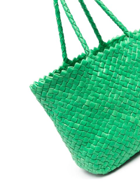 DRAGON DIFFUSION Small Triple Jump basket bag - Green