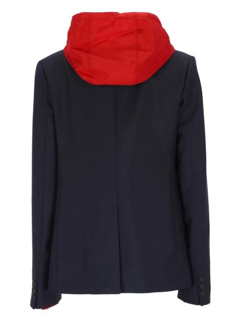 Miu Miu hooded wool blazer - Black