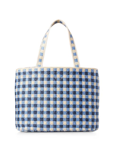 Jimmy Choo East-West beach tote bag - Blue