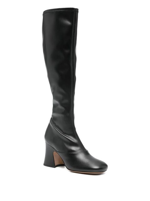 Chloé 8mm Janis block-heel knee-high boots - Black