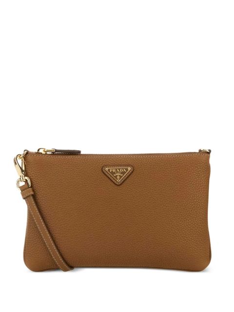 Prada logo-detail cross body bag - Brown - zdjęcie produktu nr 1