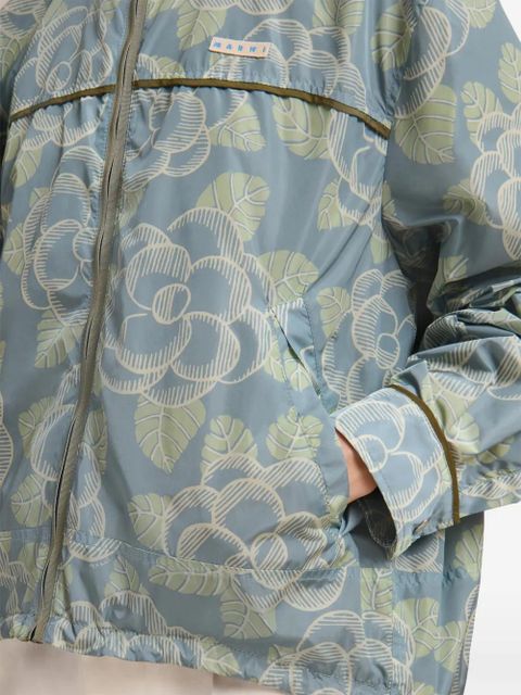 Marni floral jacket - Blue