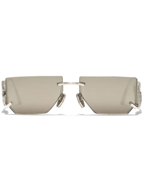 Dolce & Gabbana Eyewear Occhiale square-frame sunglasses - Silver - zdjęcie produktu nr 1