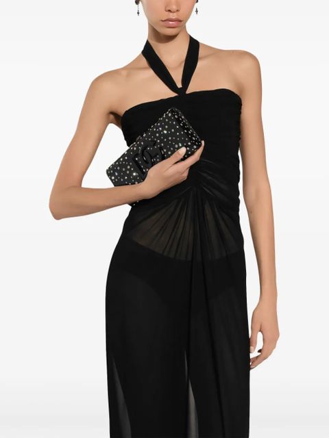 Dolce & Gabbana DG crystal clutch bag - Black