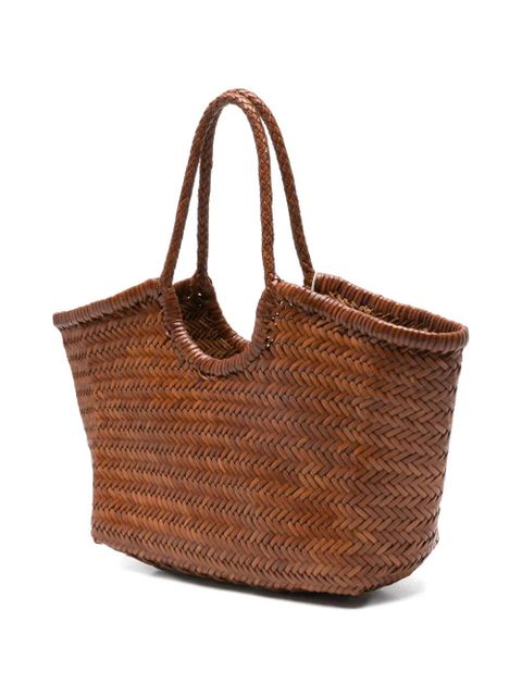 DRAGON DIFFUSION Nantucket woven tote bag - Brown
