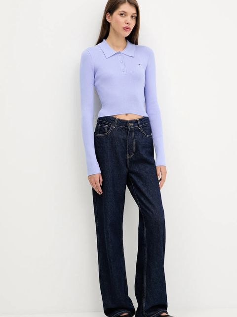 Tommy Jeans sweter damski lekki DW0DW21829